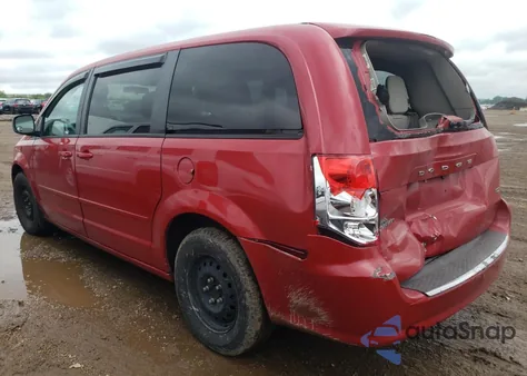 2012 Dodge Grand Caravan Se from USA, damaged, VIN 2C4RDGBG7CR190209